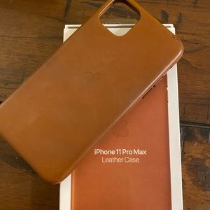 Apple IPhone 11 Pro Max leather case